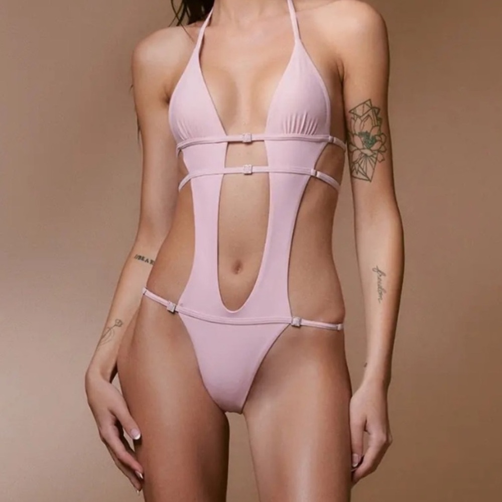 I AM GIA PINK ONE PIECE SWIM